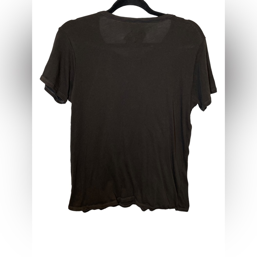 Chaser | Large‎ Charcoal Vampire Mouth Graphic Short Sleeve Cotton Shirt - Picture 6 of 6